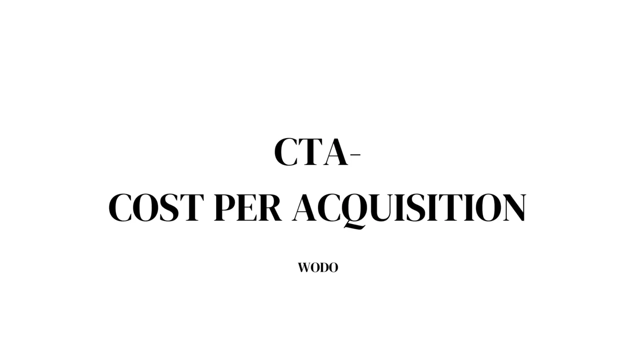 Cost Per Acquisition