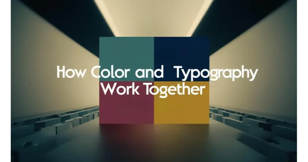 Typography in websites, paired with color, enhances design and user experience.
